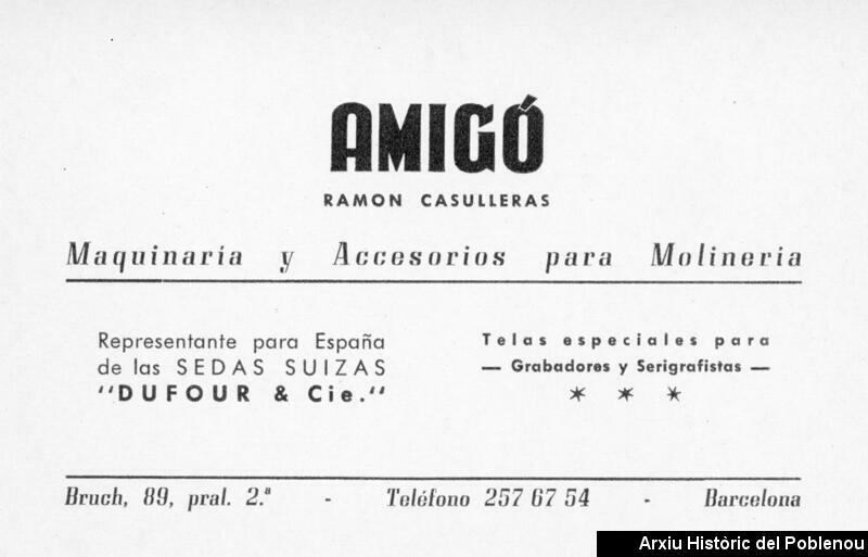 19651 AMIGO-CASULLERAS [1950]