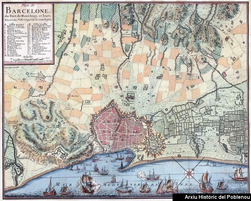 11807 Plànol de Barcelona 1715