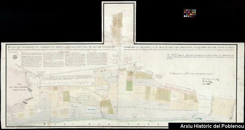 11808 Plànol de Barcelona 1819