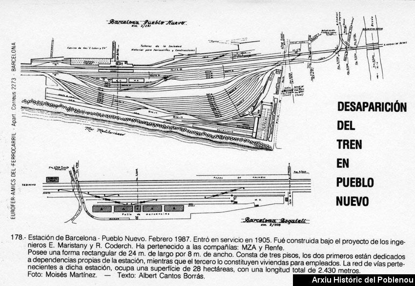 08410 Estació del Poblenou 1987
