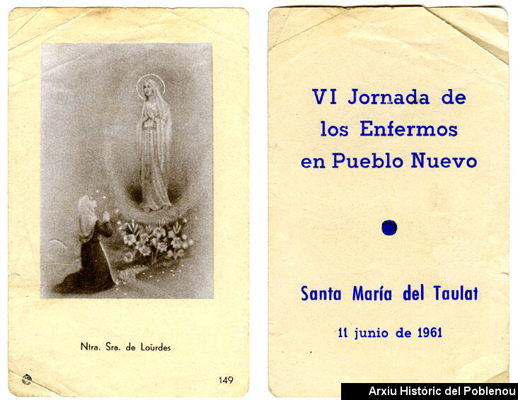 09233 Santa Maria del Taulat 1961