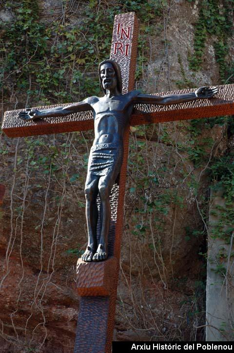 09701 Escultura de Ricart a Montserrat 2009