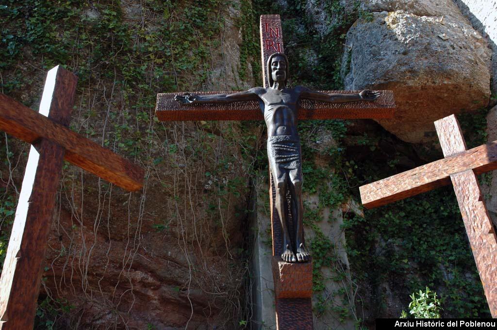 09704 Escultura de Ricart a Montserrat 2009