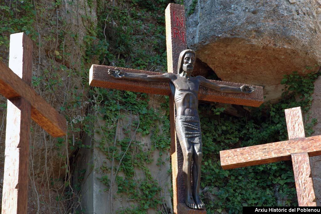 09705 Escultura de Ricart a Montserrat 2009