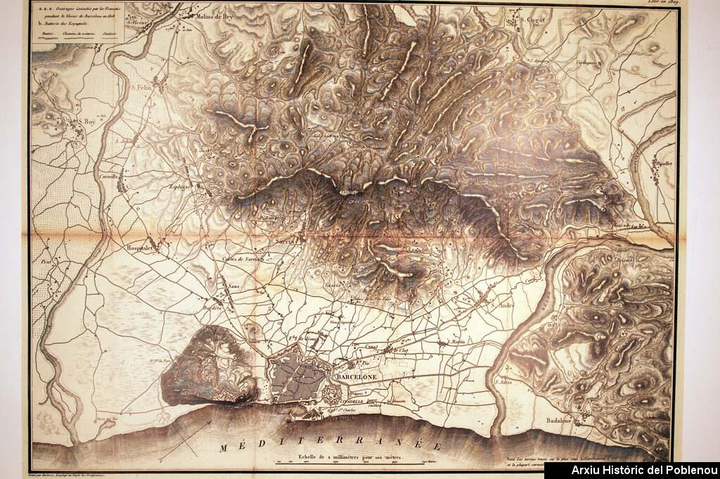 11825 Plànol de Barcelona 1808