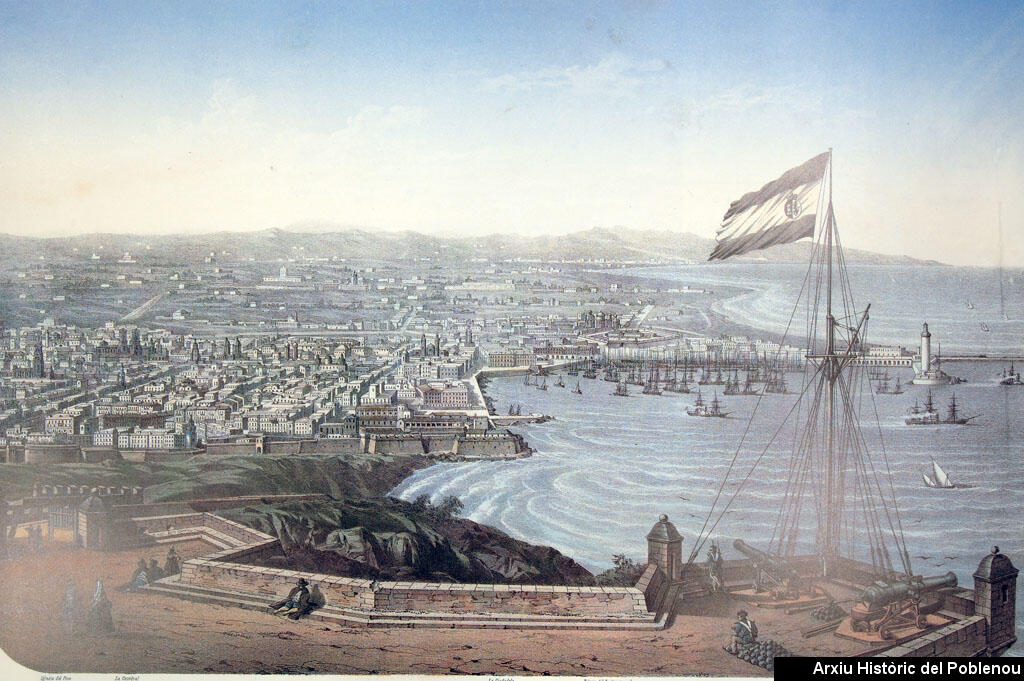 11827 Vista de Barcelona 1864