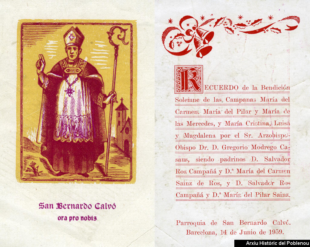 13699 Sant Bernat Calvó 1959