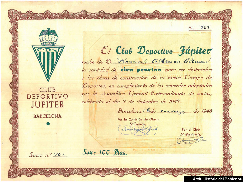 14032 Club Deportivo Júpiter 1948