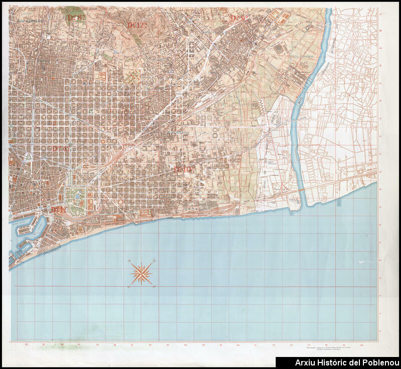 14107 Plànol Barcelona 1958