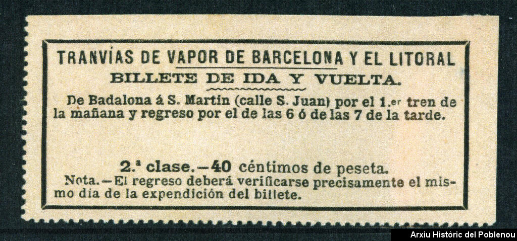 15367 Tranvías de vapor [1885]