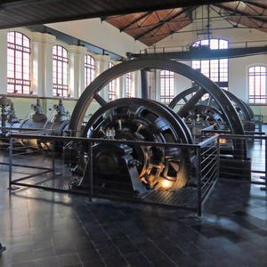 Sala de maquines Museu Aigües de Barcelona