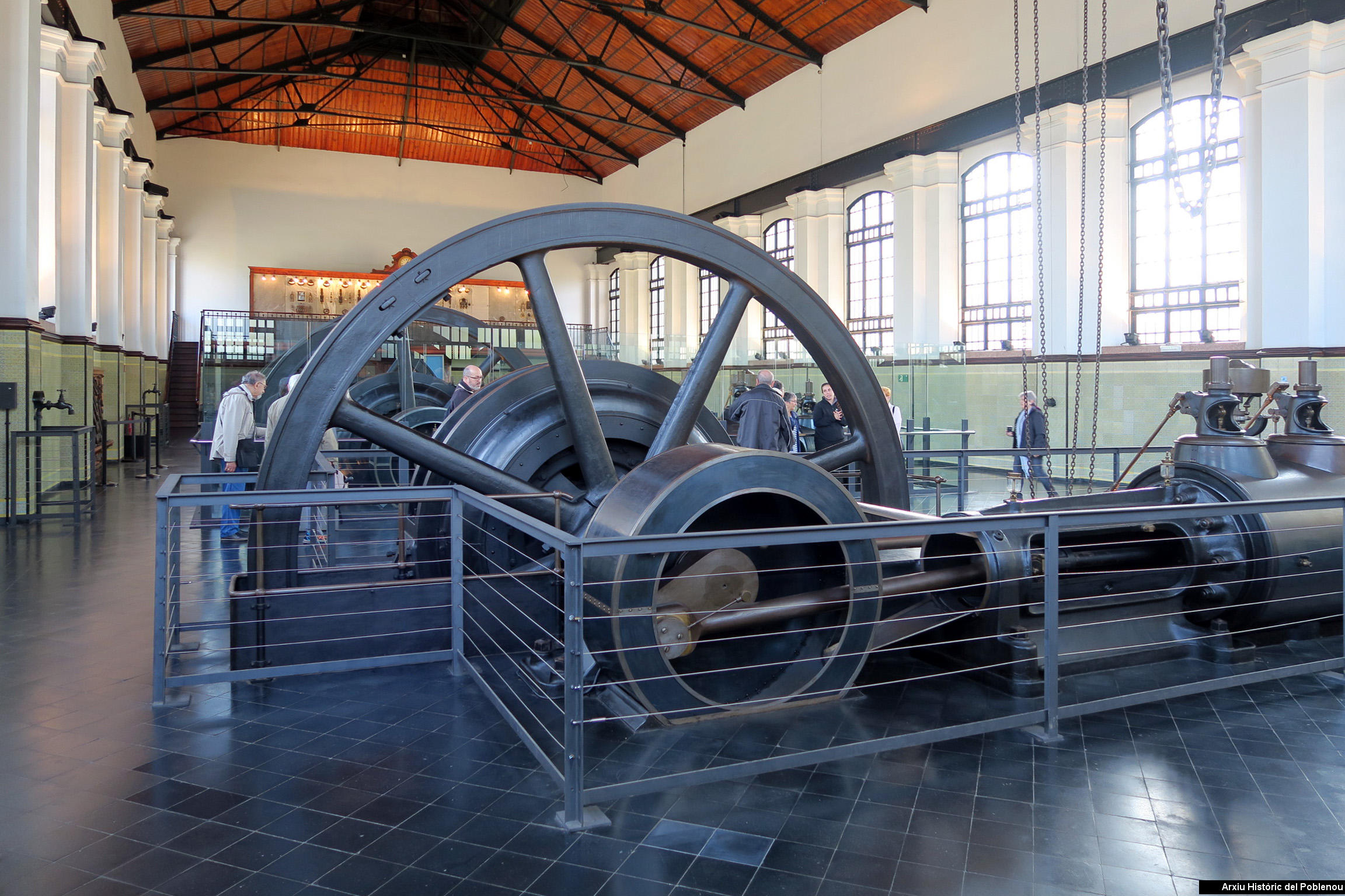 Sala de maquines Museu Aigües de Barcelona