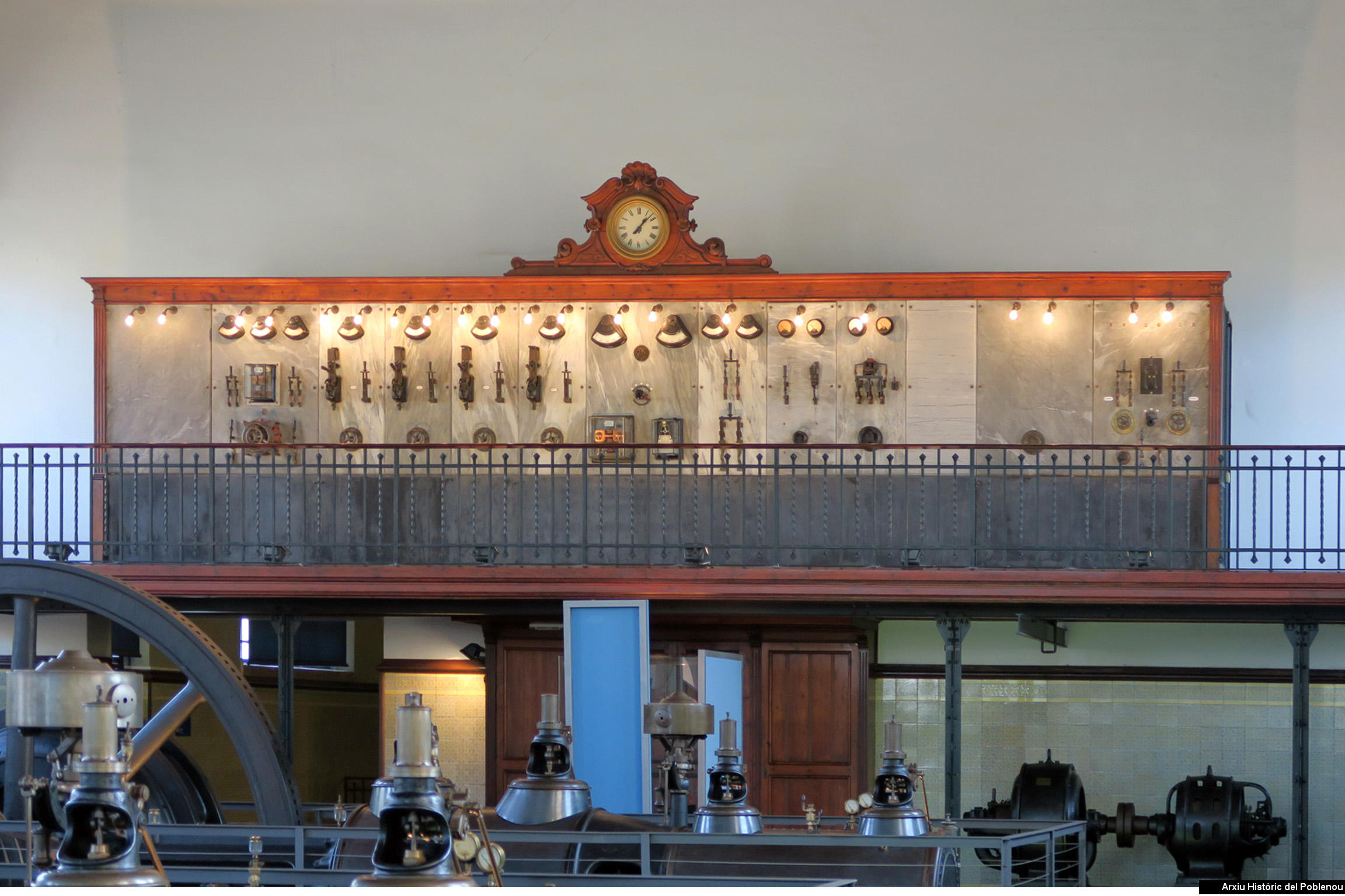 Sala de maquines Museu Aigües de Barcelona