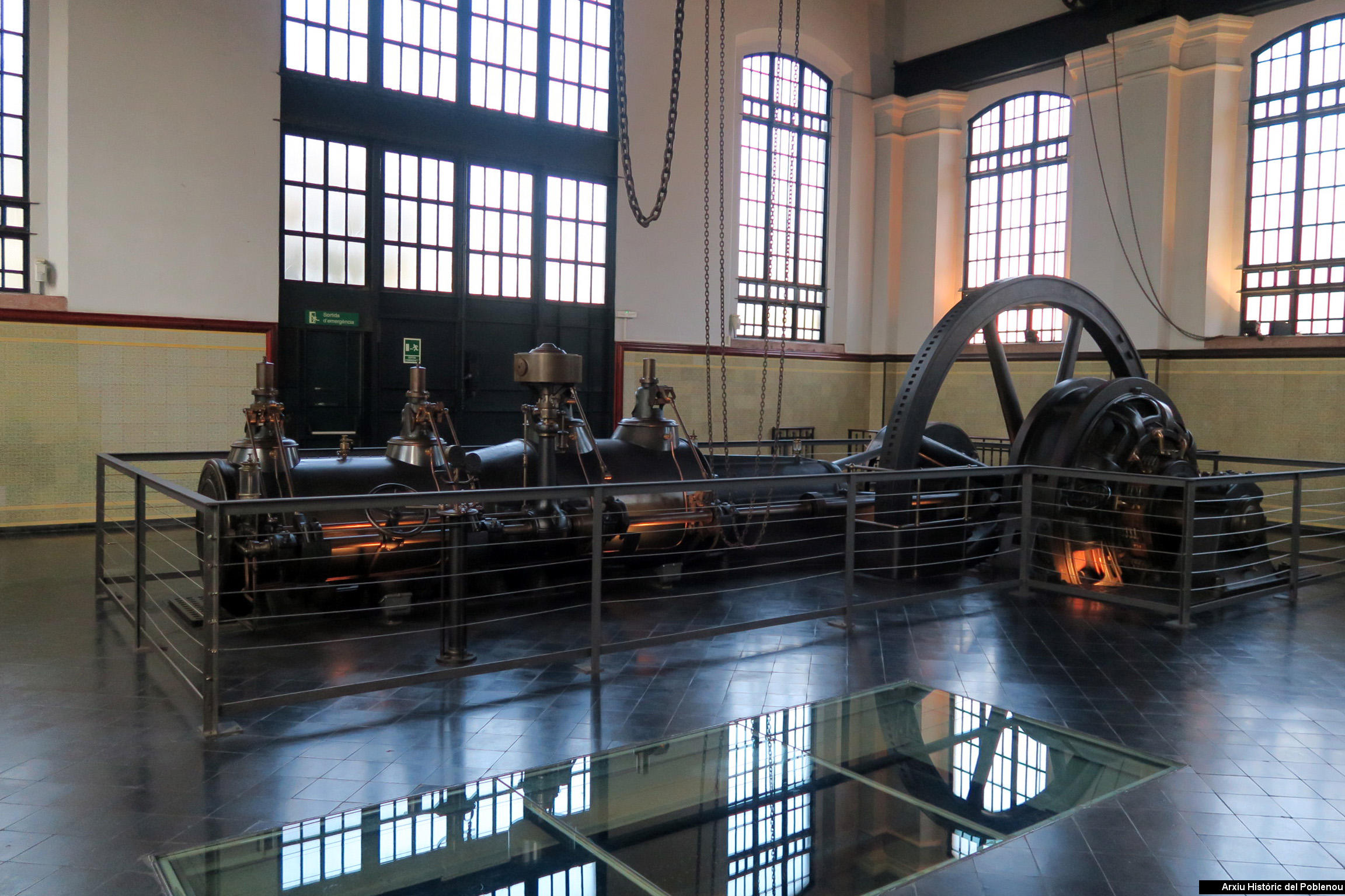 Sala de maquines Museu Aigües de Barcelona