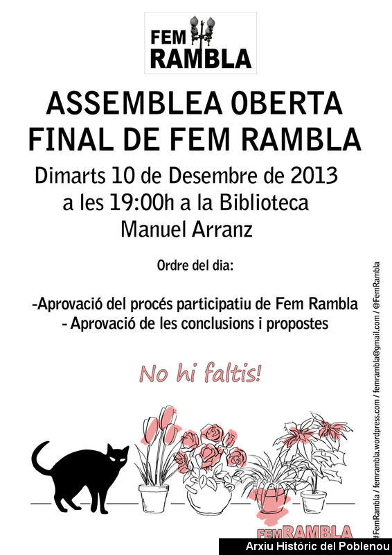 0603. FEM RAMBLA. Desembre 2013