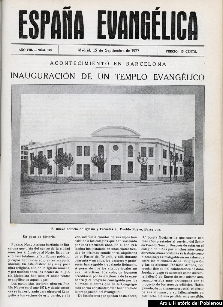 17884 Protestants Poblenou 1927