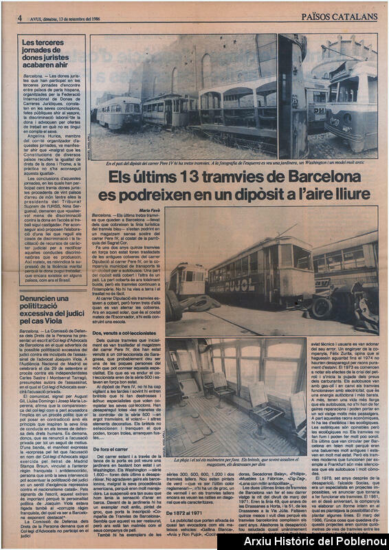 00617 Tramvies Barcelona 1986