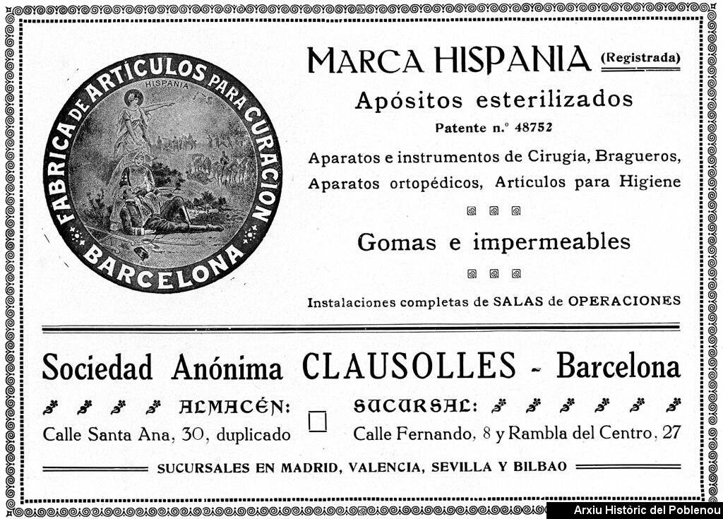 18960 MARCA HISPANIA 1918