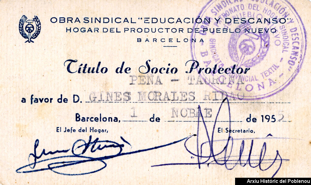 00294 Educación y Descanso 1955