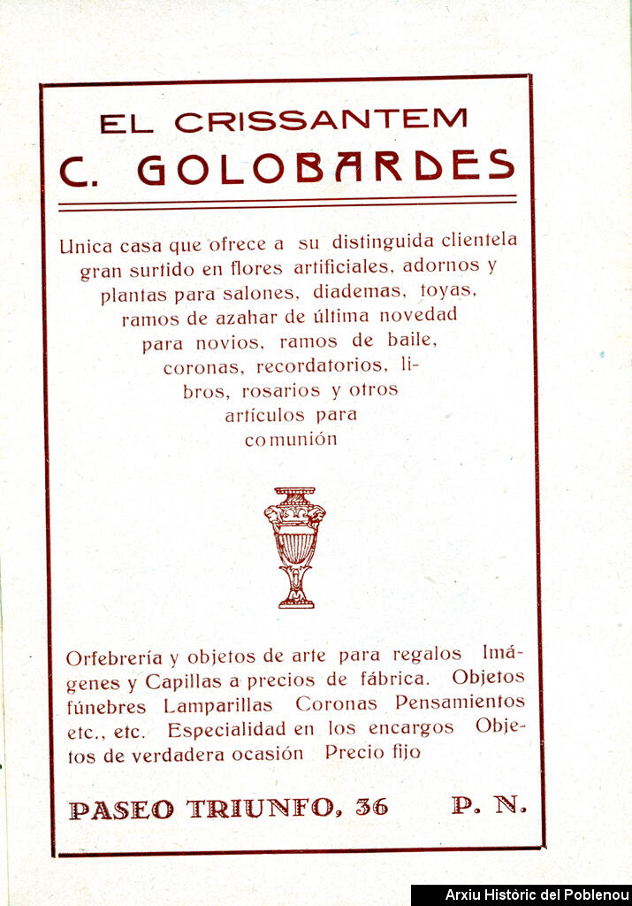 19927 EL CRISSANTEM 1923