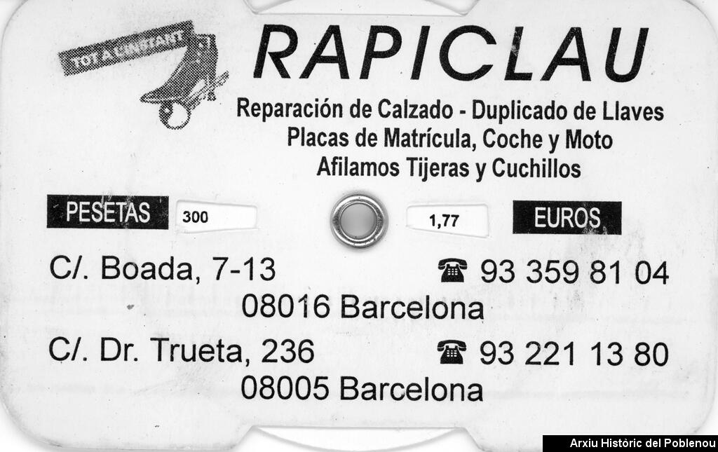 20011 RAPICLAU 1999