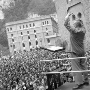 20522 Trobada orfeons a Montserrat 1956