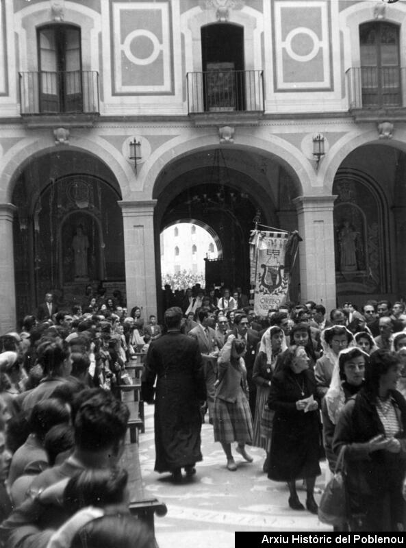 20523 Trobada orfeons a Montserrat 1956