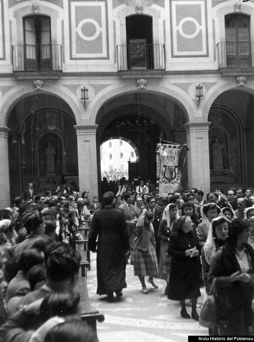 20523 Trobada orfeons a Montserrat 1956