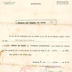 21335 Viviendas cooperativas 1956