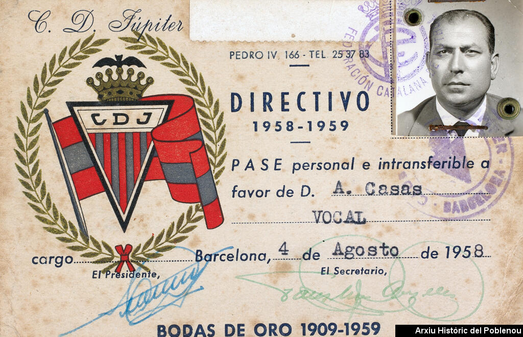 21568 Club Deportiu Júpiter 1958