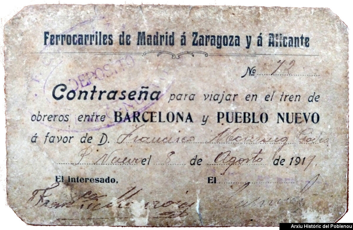 21961 Carnet MZA 1919