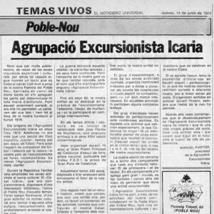 22538 Agrupació Excursionista Icària 1984