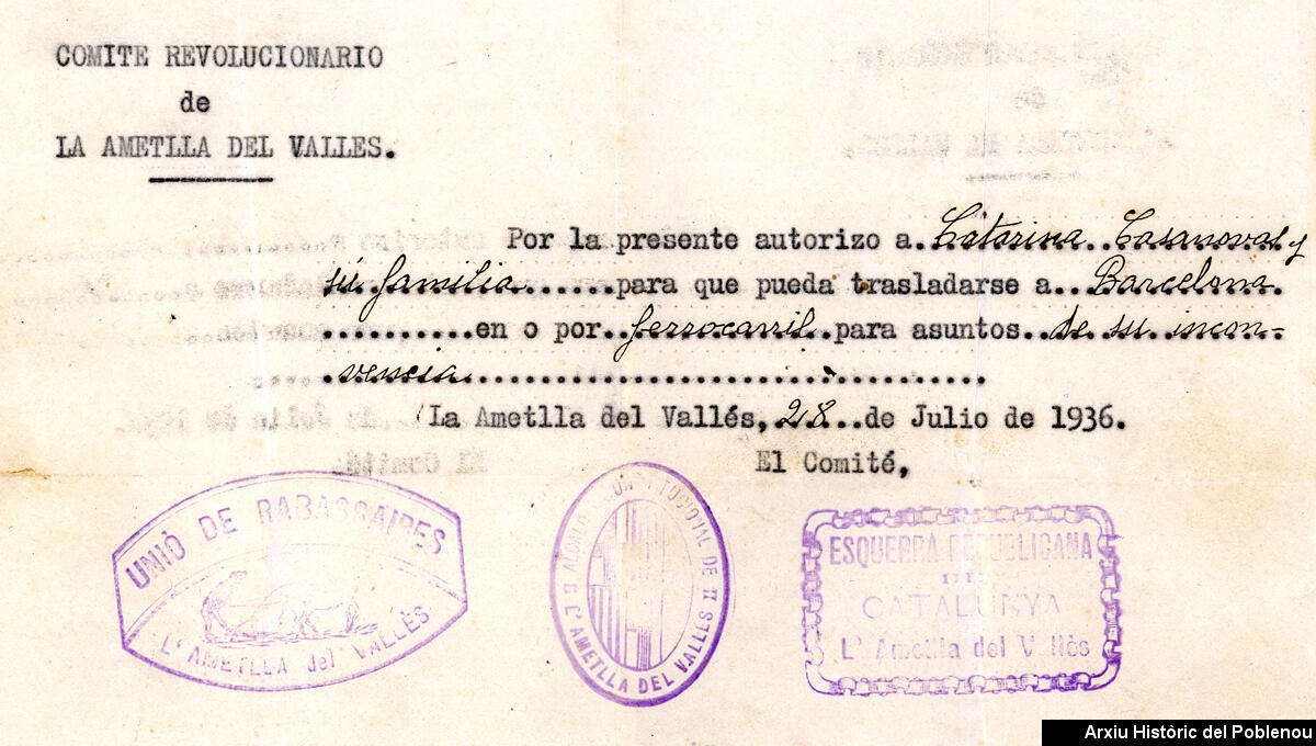 23308 Comitè Revolucionari 1936