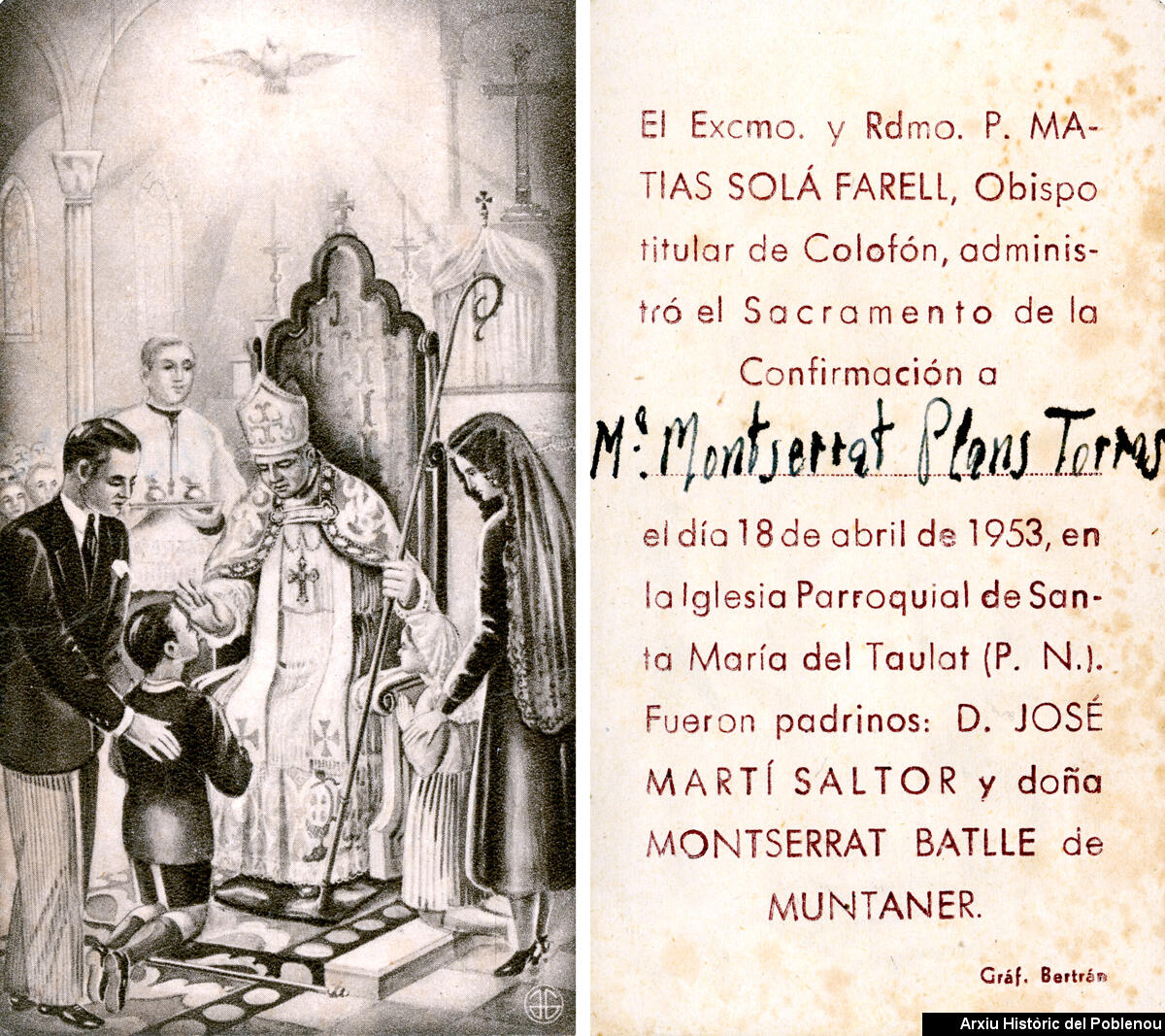 23443 Sta Maria del Taulat 1953
