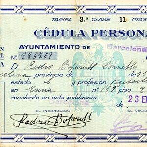 23610 Cèdula personal 1941