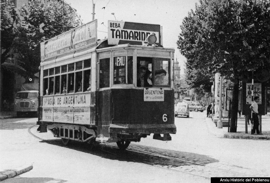 24610 Tramvia Mataró Argentona 1964