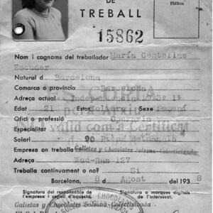 06720 Certificat de treball 1938