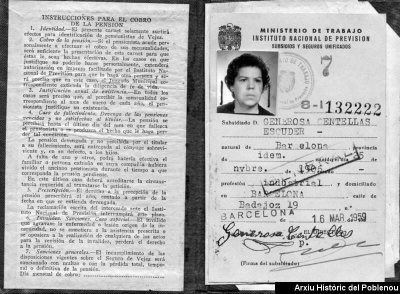 06722 Carnet jubilació 1959