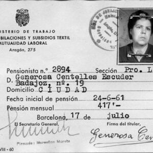 06723 Carnet jubilació 1961