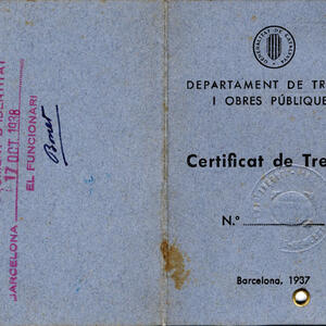 07208 Certificat de treball 1938