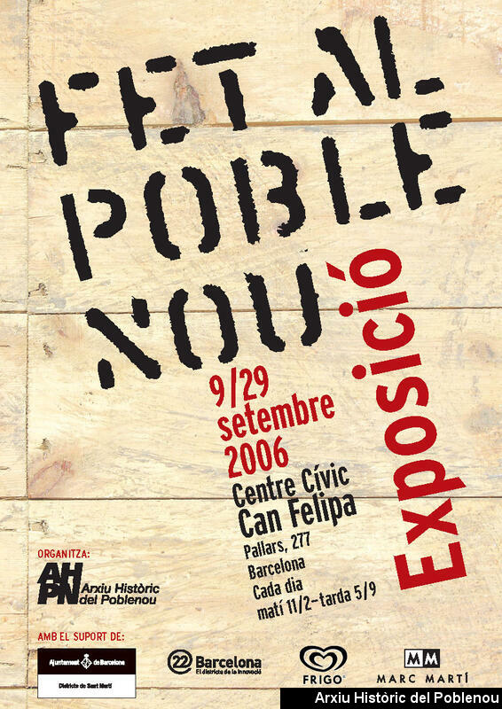 07863 Cartell Fet al Poblenou 2006 copia