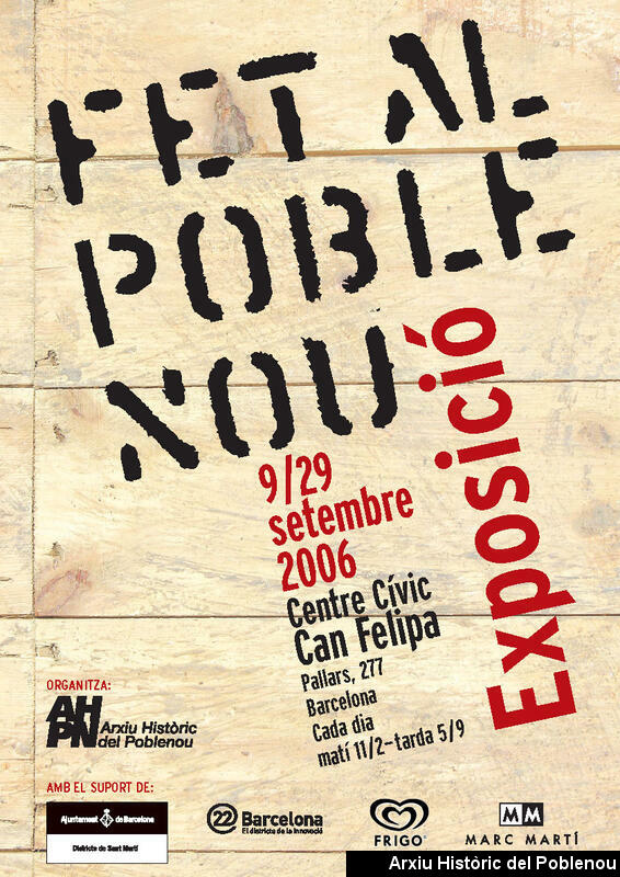 07863 Cartell Fet al Poblenou 2006 copia