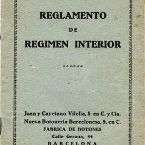 07896 Reglamento int de Vilella 1946