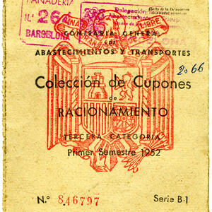 08848 Cupones de racionamiento 1952