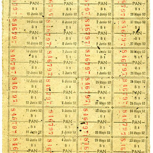 08850 Cupones de racionamiento 1952