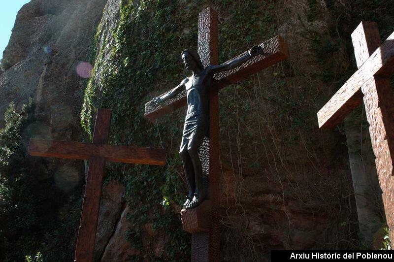 09703 Escultura de Ricart a Montserrat 2009