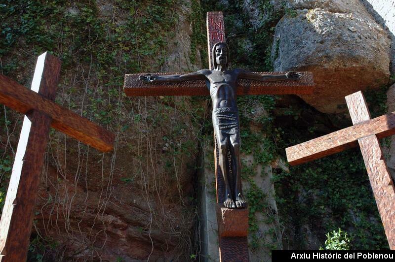 09704 Escultura de Ricart a Montserrat 2009