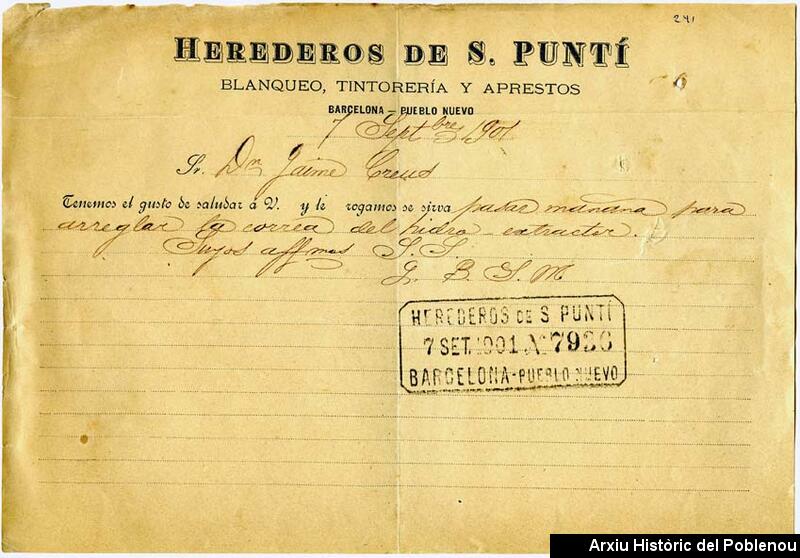 00716 Herederos S Puntí 1901