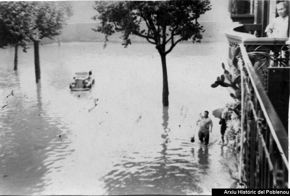 07943 Inundació a Llacuna 1951
