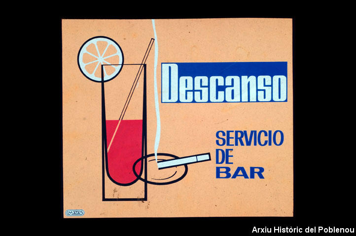 04852 Descanso servicio de bar [1970]